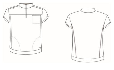 BOT270 Barco One Performance Knit Women Vigor Scrub Top (XXS - 5XL)