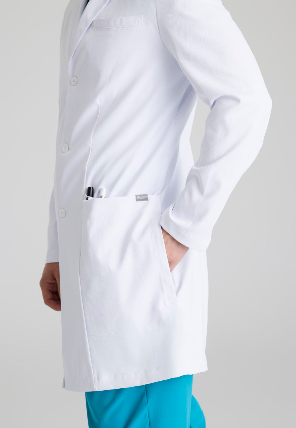 BRC965 Barco Men Verse 38'' Labcoat (S - 5XL)