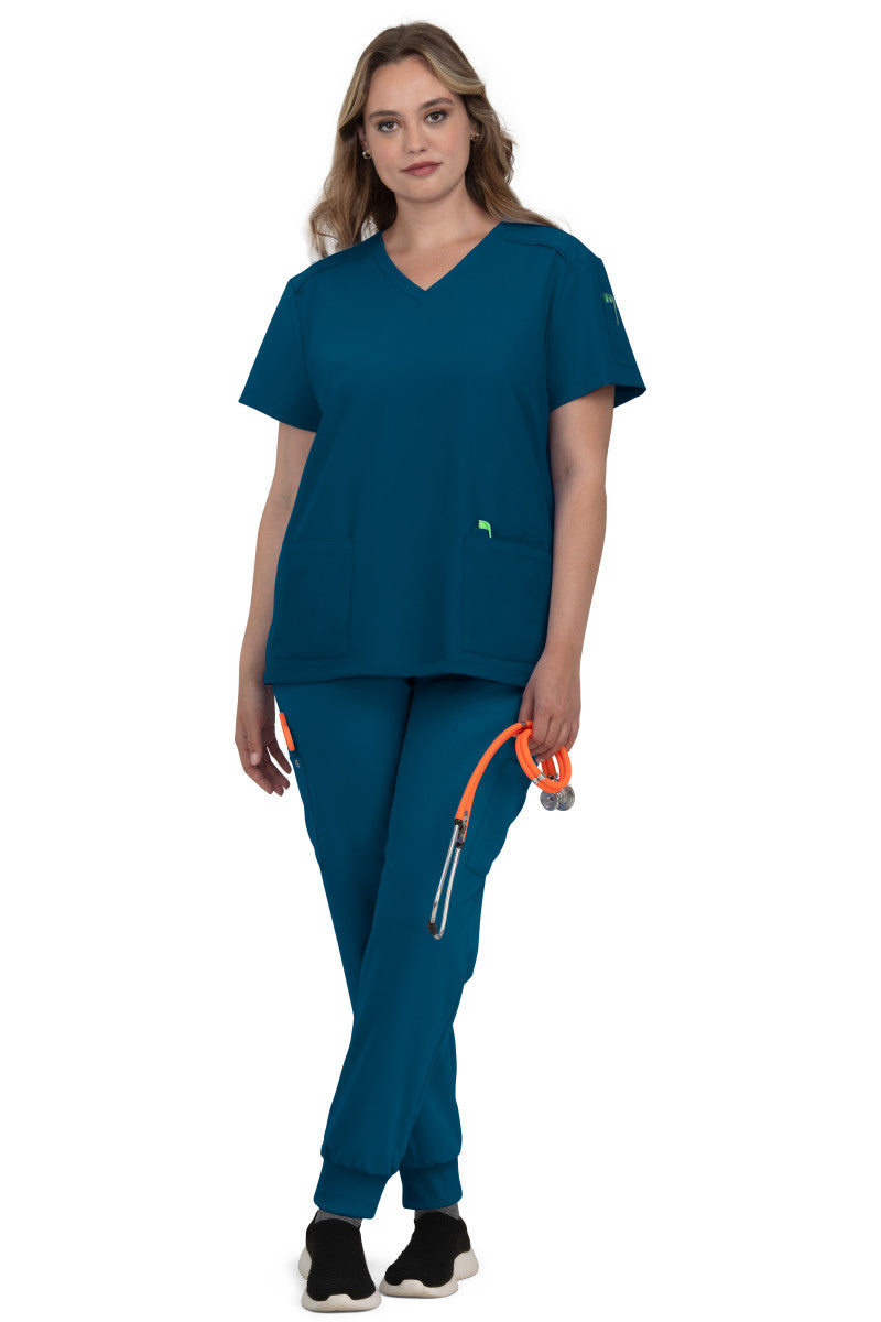 C101 Koi Cureology Cardi Scrub Top  (XXS - 5XL)