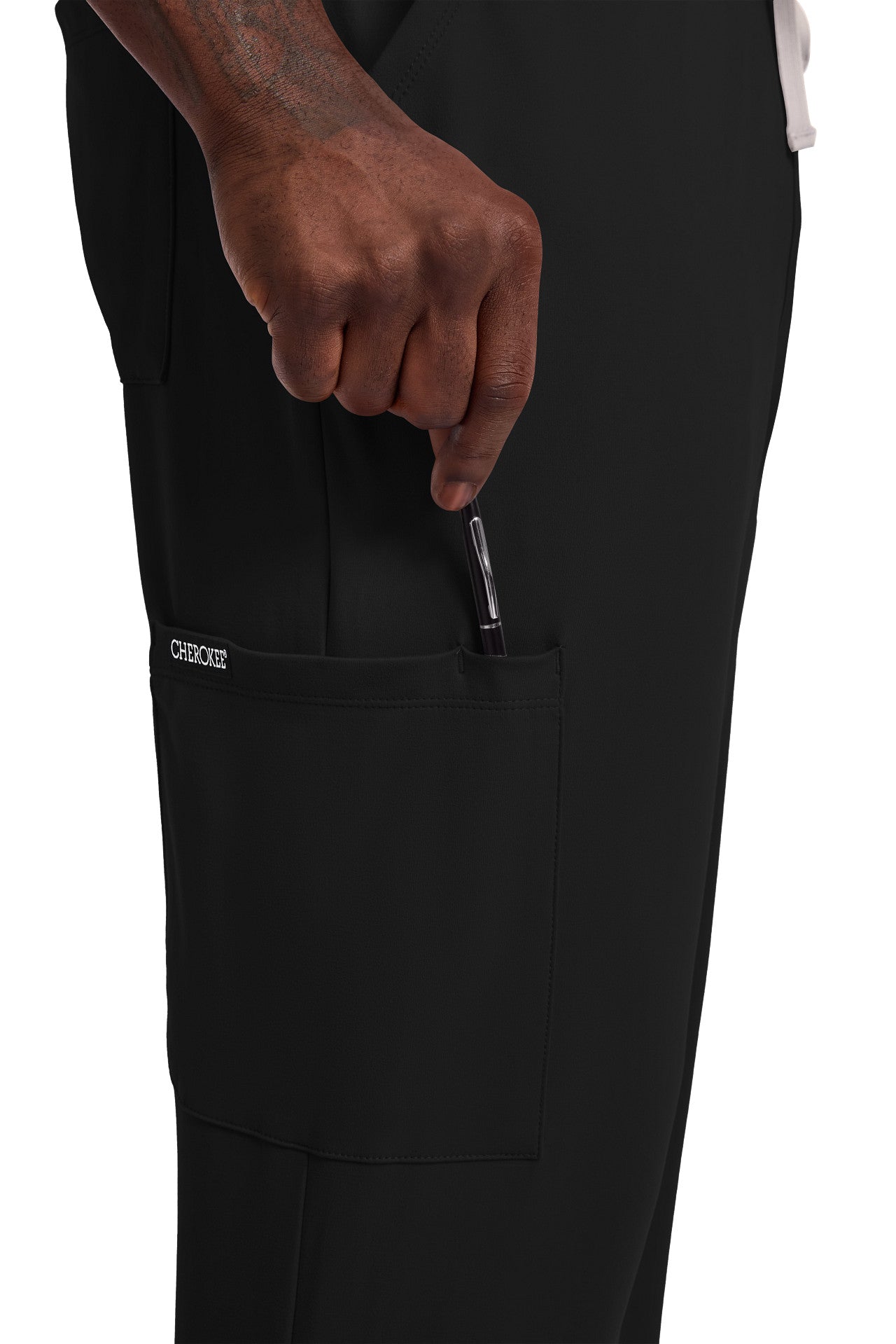 CK036 Cherokee Achieve Super Stretch Men 5-Pocket Straight Leg Pant (XS - 5XL)