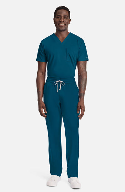 CK036 Cherokee Achieve Super Stretch Men 5-Pocket Straight Leg Pant (XS - 5XL)
