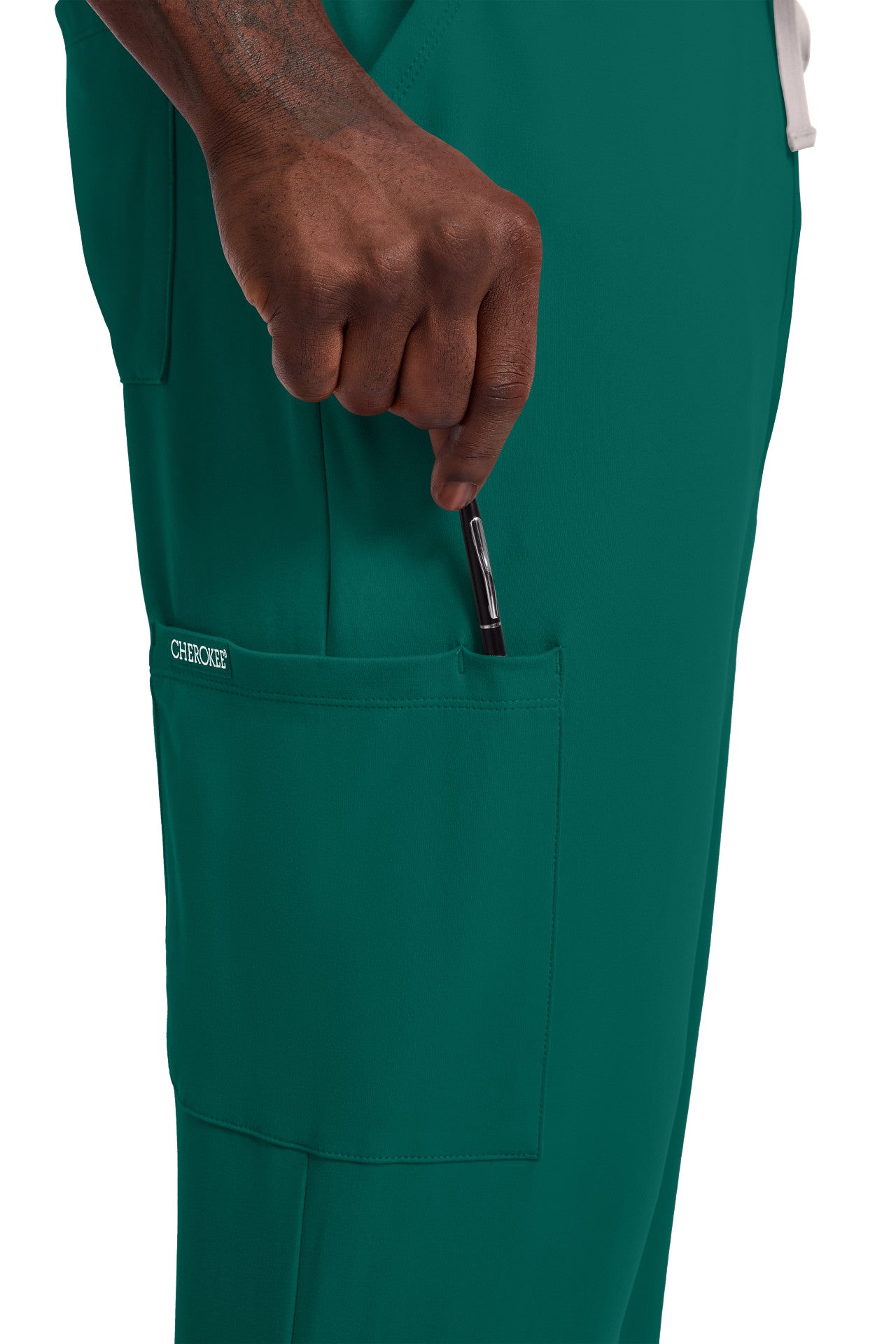 CK036 Cherokee Achieve Super Stretch Men 5-Pocket Straight Leg Pant (XS - 5XL)