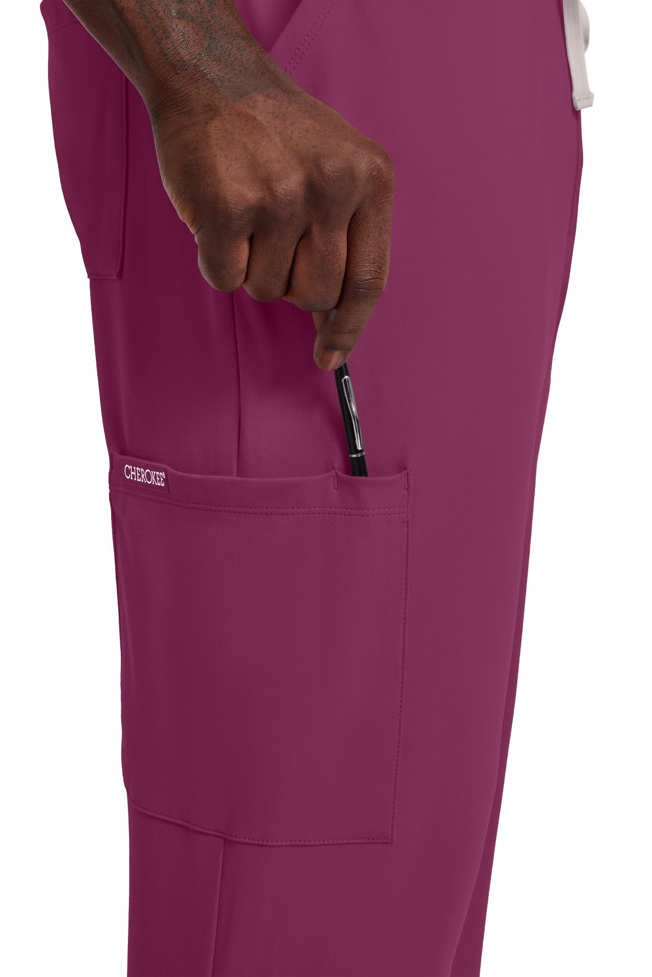 CK036 Cherokee Achieve Super Stretch Men 5-Pocket Straight Leg Pant (XS - 5XL)