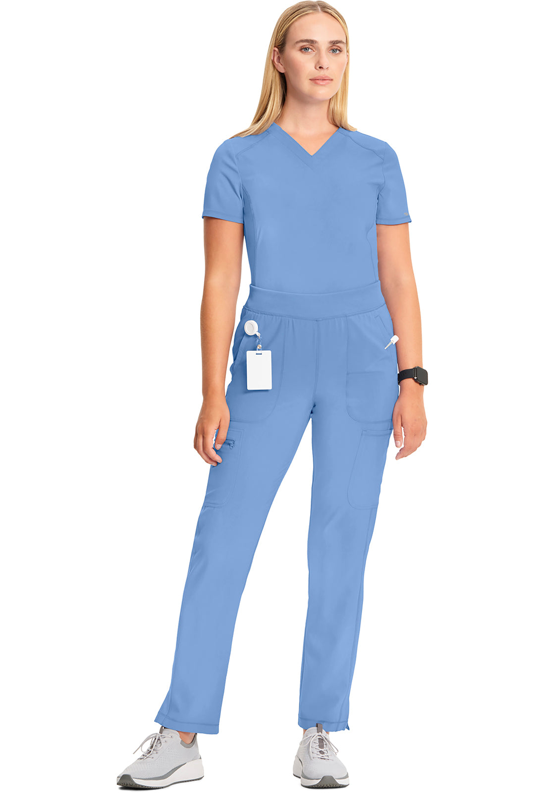 CK065A Cherokee Infinity Tapered Leg Mid Rise Scrub Pant Certainty Antimicrobial Stretch (XXS - 5XL)