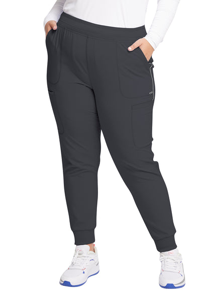 CK080A Cherokee Infinity Tapered Leg Mid Rise Jogger Scrub Pant Certainty Antimicrobial Stretch (XXS - 5XL)