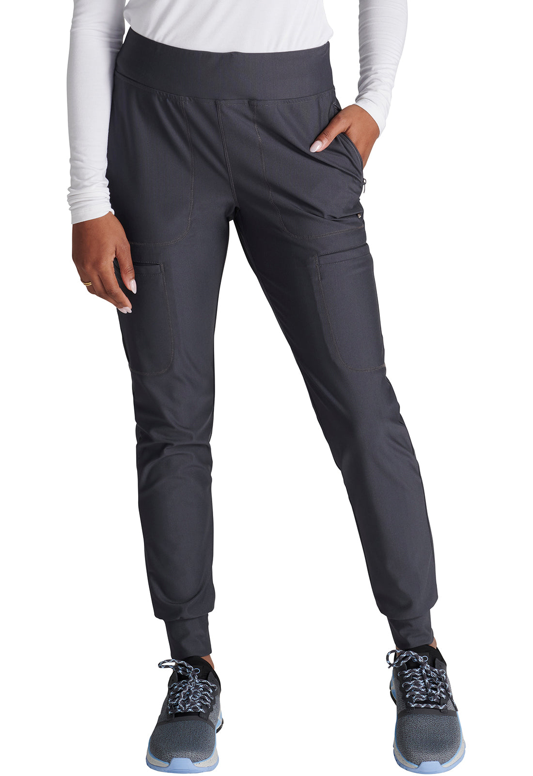 CK092 Cherokee Form 360º Stretch Mid Rise Jogger Pant (XXS - 3XL)