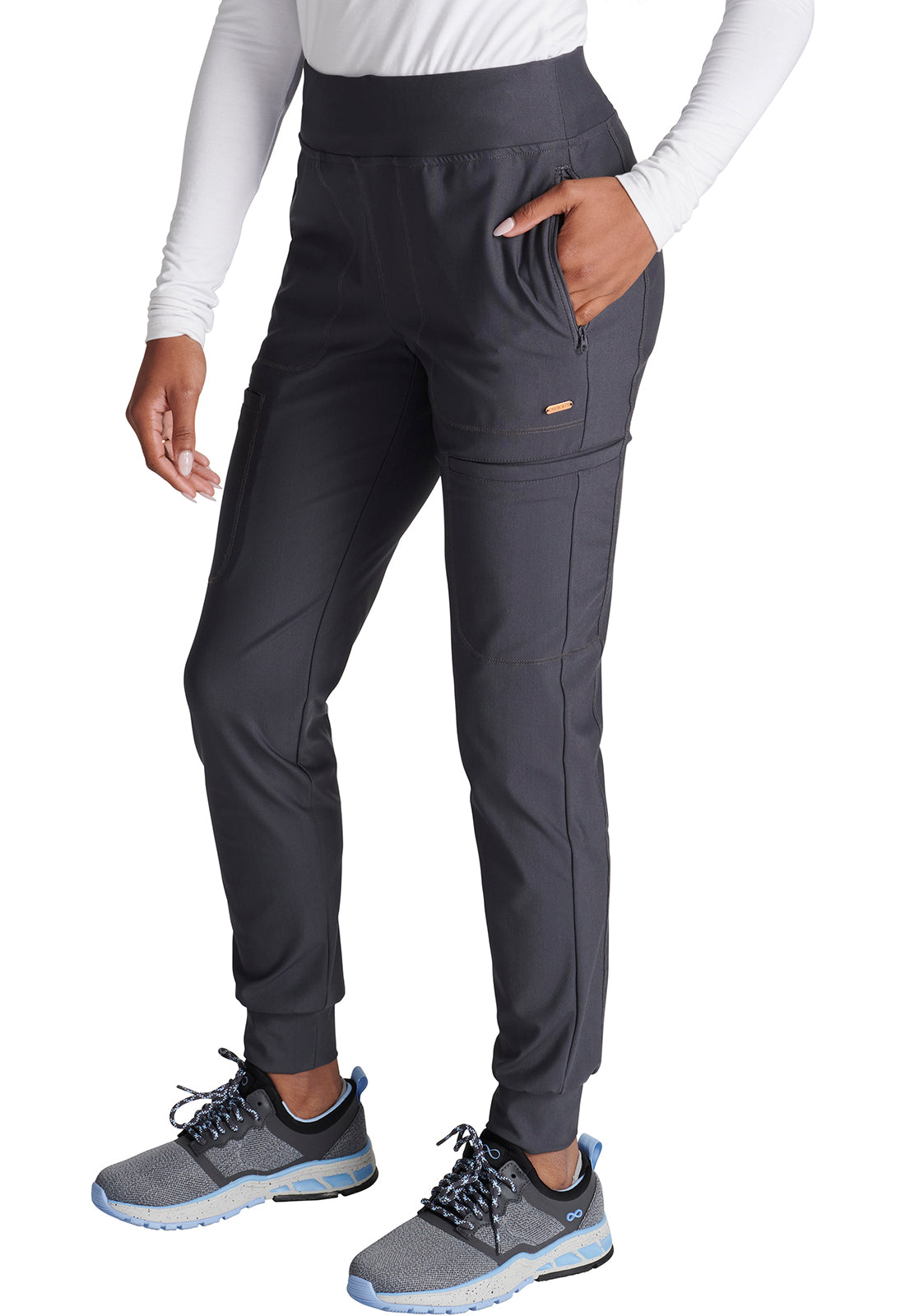 CK092 Cherokee Form 360º Stretch Mid Rise Jogger Pant (XXS - 3XL)