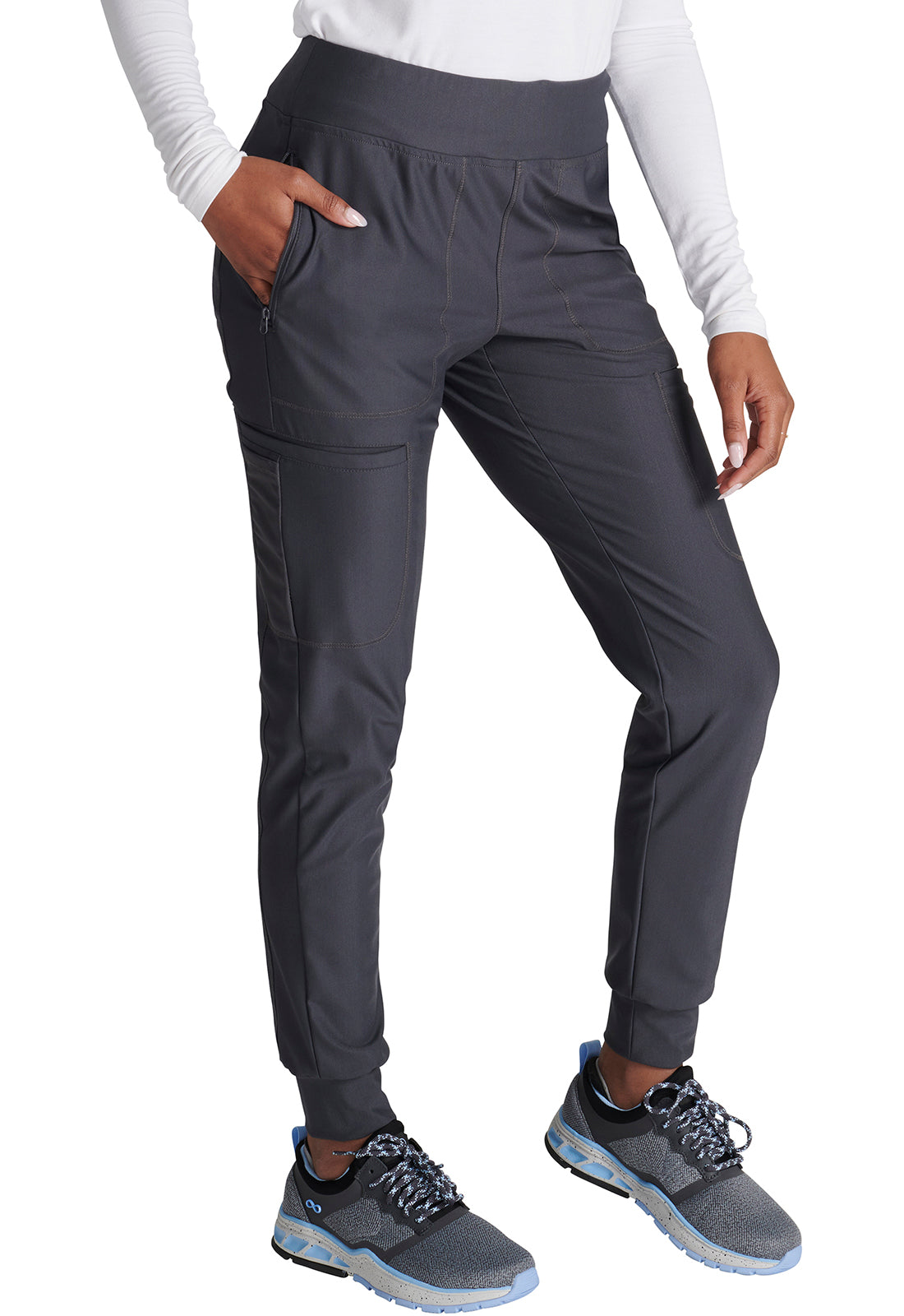 CK092 Cherokee Form 360º Stretch Mid Rise Jogger Pant (XXS - 3XL)