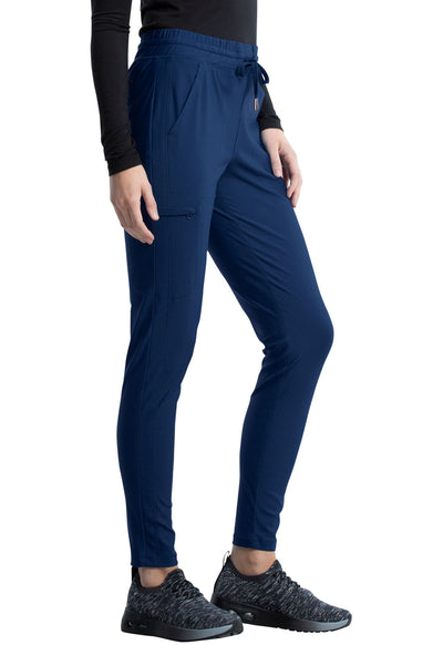 CK095 Cherokee Form 360º Stretch Mid Rise Tapered Leg Drawstring Pant (XXS - 3XL)