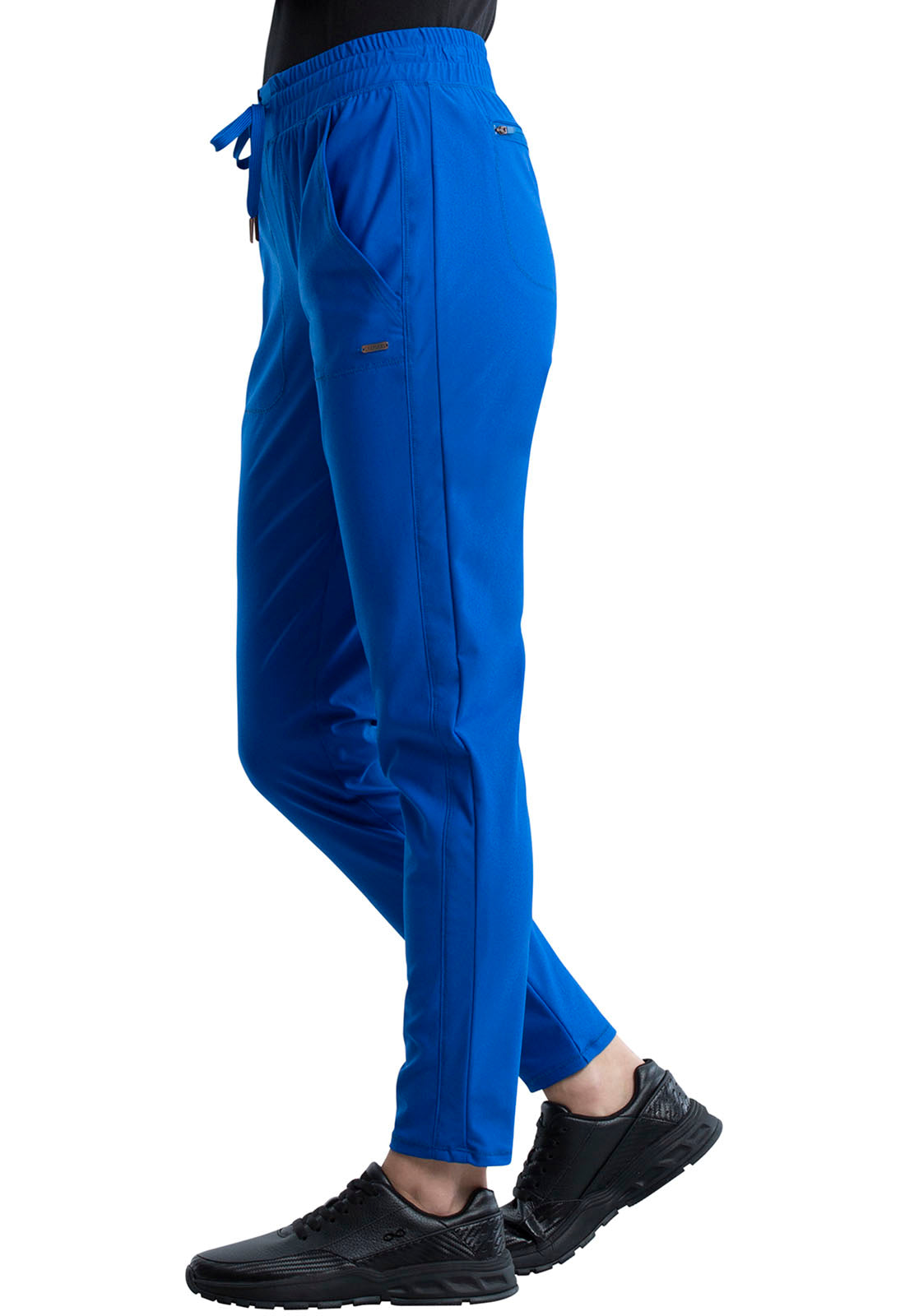 CK095 Cherokee Form 360º Stretch Mid Rise Tapered Leg Drawstring Pant (XXS - 3XL)