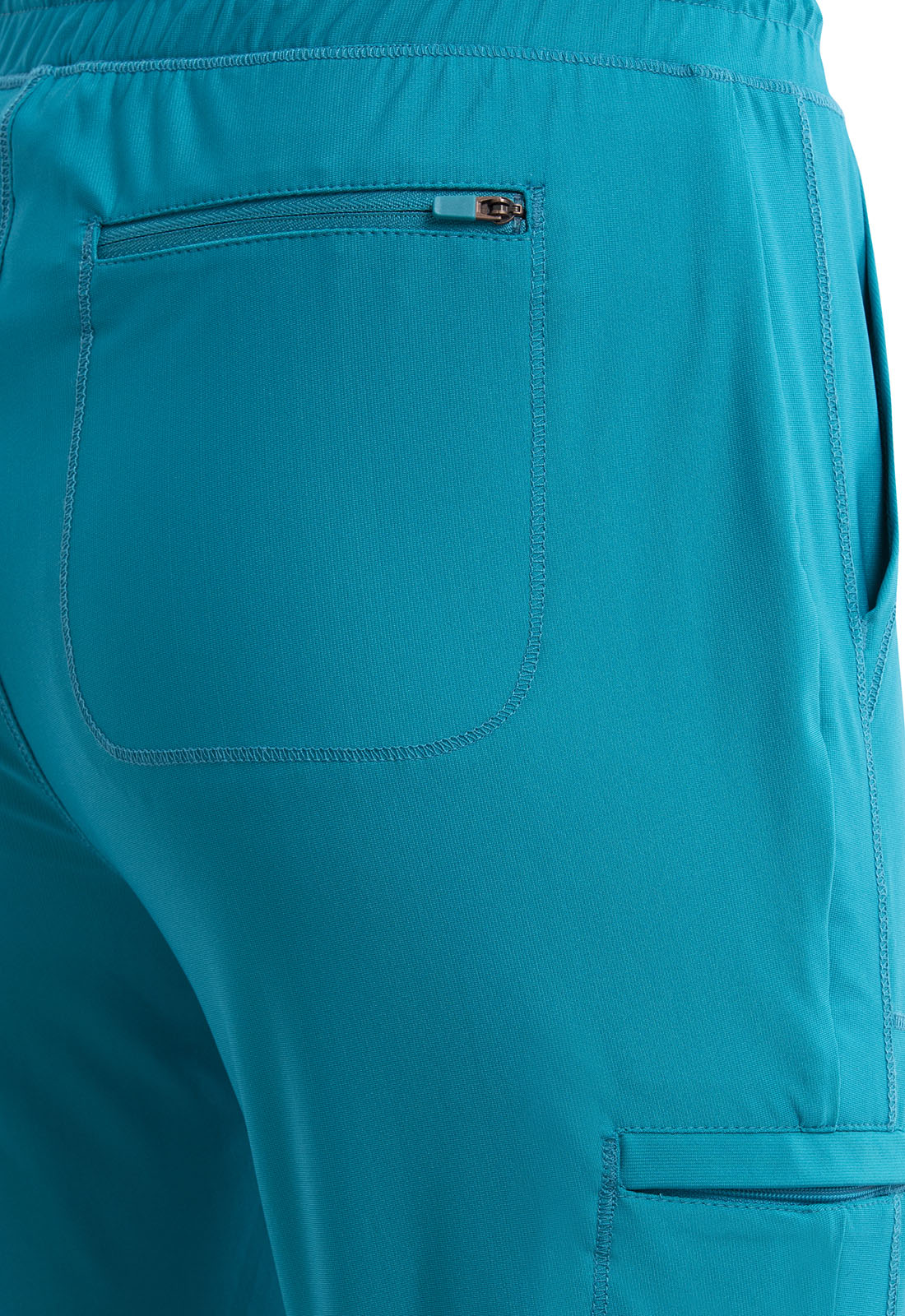 CK840+CK095 Cherokee Form 360º Stretch Scrub Top with Midrise Tapered Leg Pants  (XXS - 3XL)