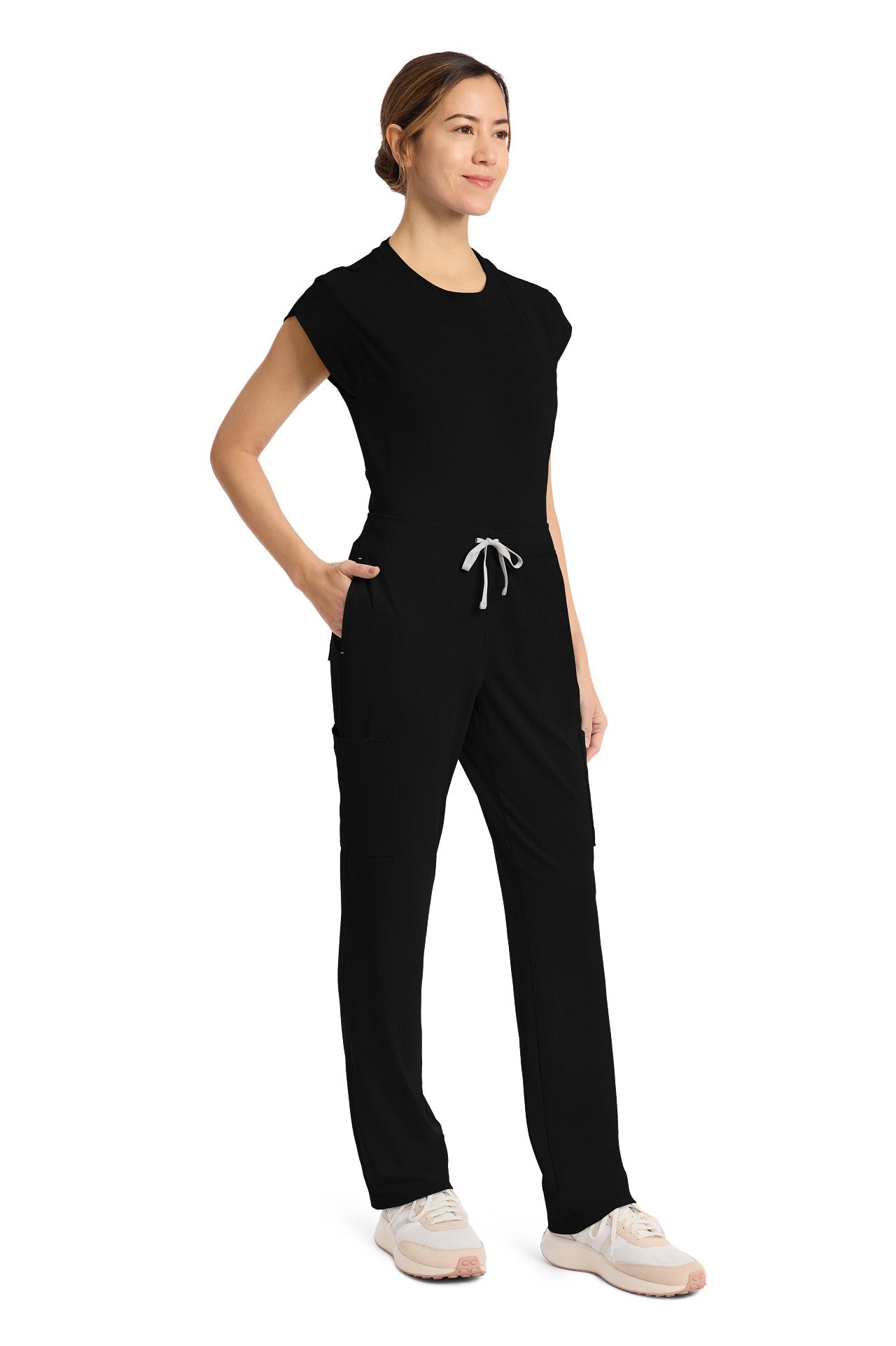 CK096 Cherokee Achieve Super Stretch 5-Pocket Straight Leg Pant (XXS - 5XL)