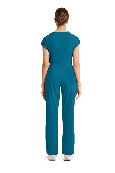CK096 Cherokee Achieve Super Stretch 5-Pocket Straight Leg Pant (XXS - 5XL)