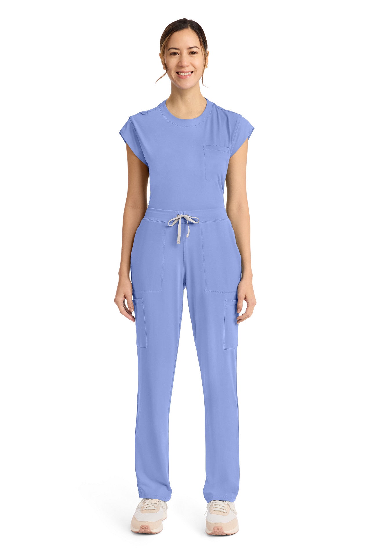CK096 Cherokee Achieve Super Stretch 5-Pocket Straight Leg Pant (XXS - 5XL)