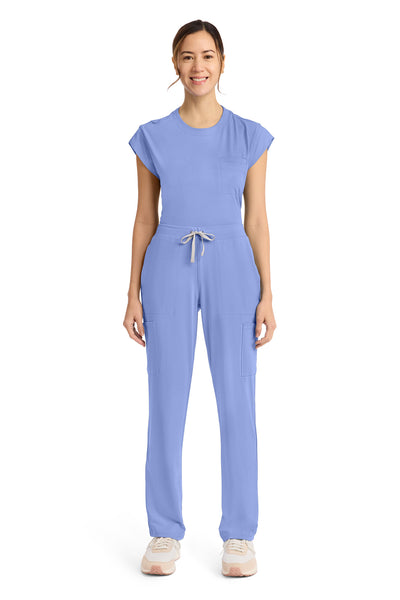 CK096 Cherokee Achieve Super Stretch 5-Pocket Straight Leg Pant (XXS - 5XL)