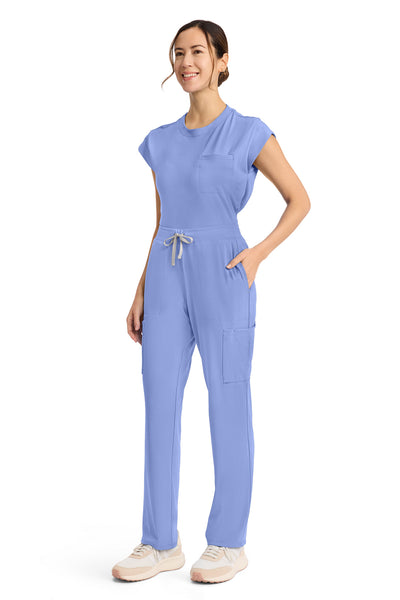 CK096 Cherokee Achieve Super Stretch 5-Pocket Straight Leg Pant (XXS - 5XL)