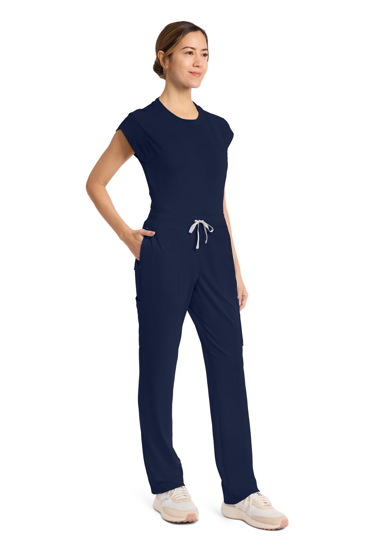 CK096 Cherokee Achieve Super Stretch 5-Pocket Straight Leg Pant (XXS - 5XL)