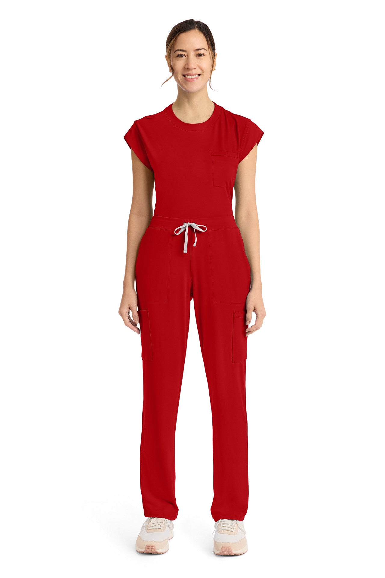 CK096 Cherokee Achieve Super Stretch 5-Pocket Straight Leg Pant (XXS - 5XL)