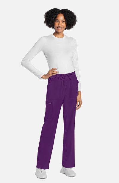 CK272A Cherokee Workwear Ultra Women Mid Rise Drawstring Trouser Cargo Pant (XXS - 5XL)