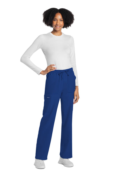 CK272A Cherokee Workwear Ultra Women Mid Rise Drawstring Trouser Cargo Pant (XXS - 5XL)