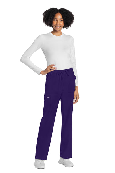 CK272A Cherokee Workwear Ultra Women Mid Rise Drawstring Trouser Cargo Pant (XXS - 5XL)