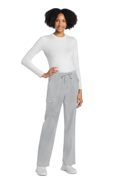 CK272A Cherokee Workwear Ultra Women Mid Rise Drawstring Trouser Cargo Pant (XXS - 5XL)