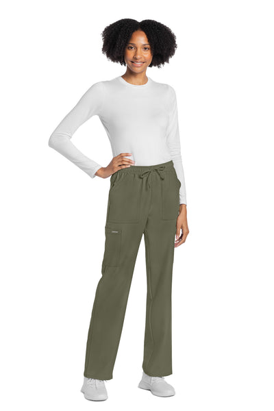 CK272A Cherokee Workwear Ultra Women Mid Rise Drawstring Trouser Cargo Pant (XXS - 5XL)