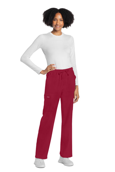CK272A Cherokee Workwear Ultra Women Mid Rise Drawstring Trouser Cargo Pant (XXS - 5XL)