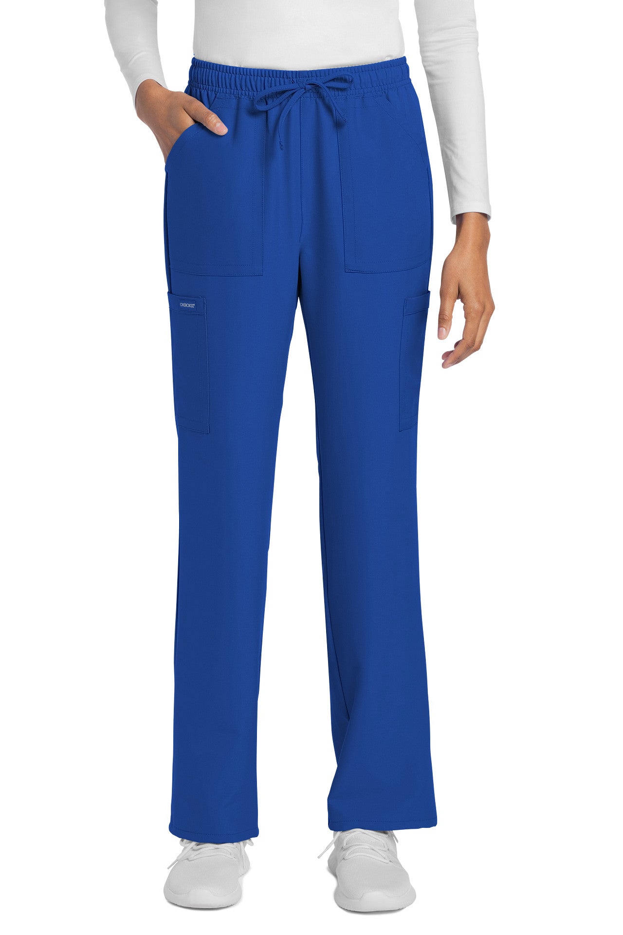 CK272A Cherokee Workwear Ultra Women Mid Rise Drawstring Trouser Cargo Pant (XXS - 5XL)