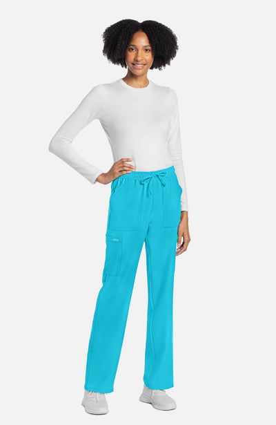 CK272A Cherokee Workwear Ultra Women Mid Rise Drawstring Trouser Cargo Pant (XXS - 5XL)