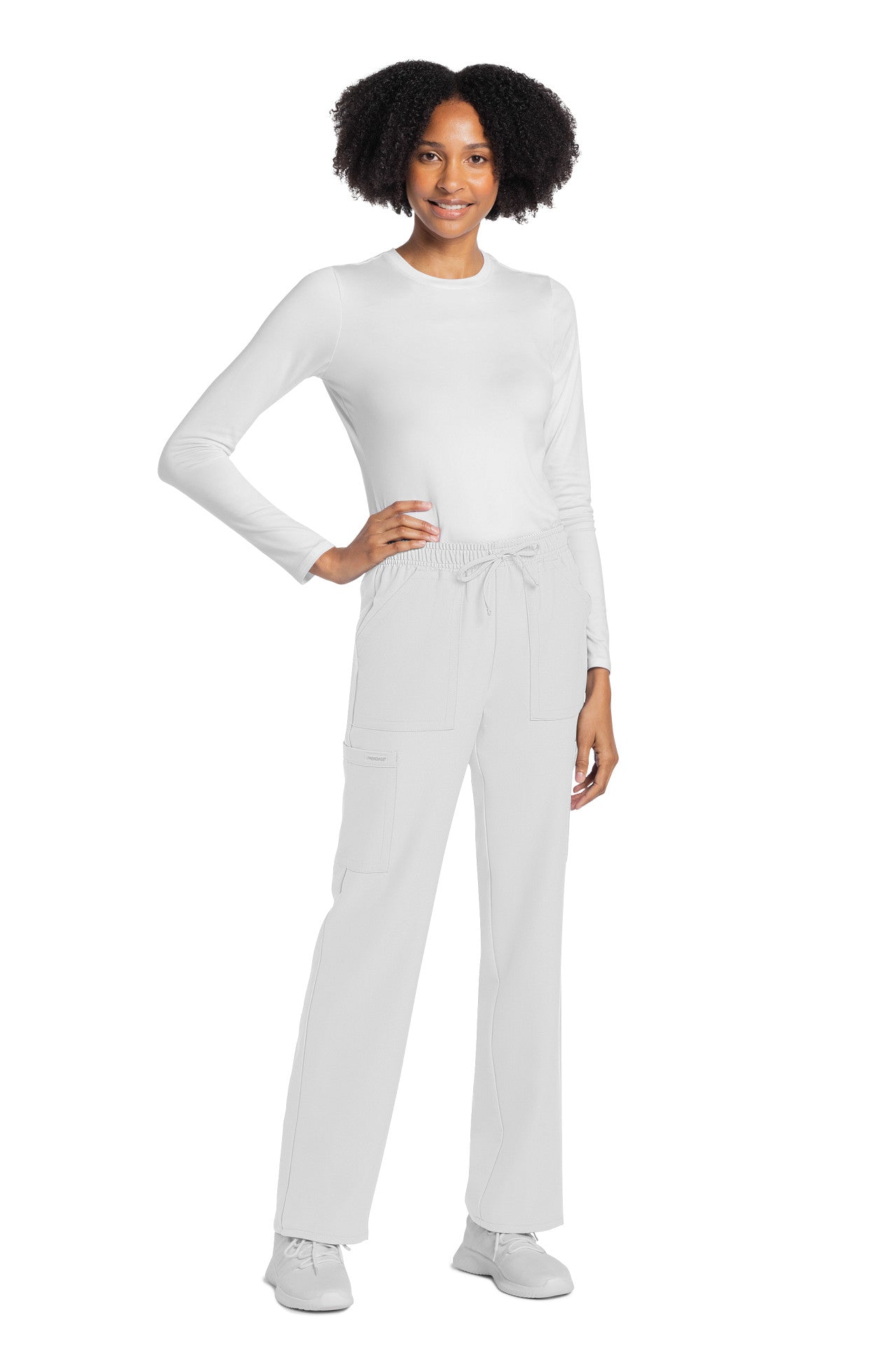 CK272A Cherokee Workwear Ultra Women Mid Rise Drawstring Trouser Cargo Pant (XXS - 5XL)