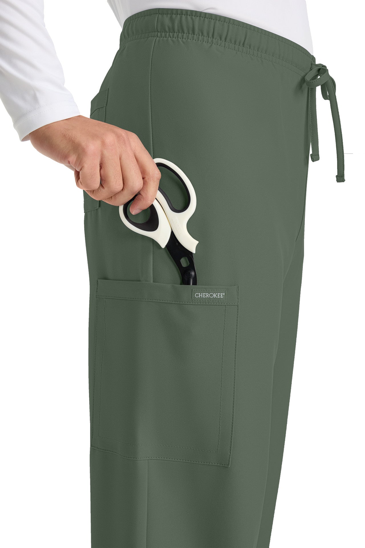 CK280A Cherokee Workwear Ultra Unisex Mid Rise Drawstring Straight Pant (XXS - 5XL)