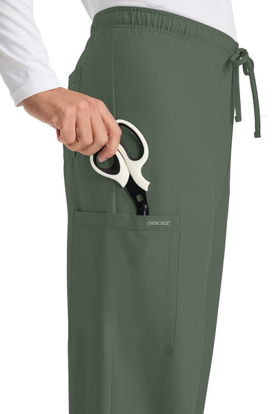 CK280A Cherokee Workwear Ultra Unisex Mid Rise Drawstring Straight Pant (XXS - 5XL)