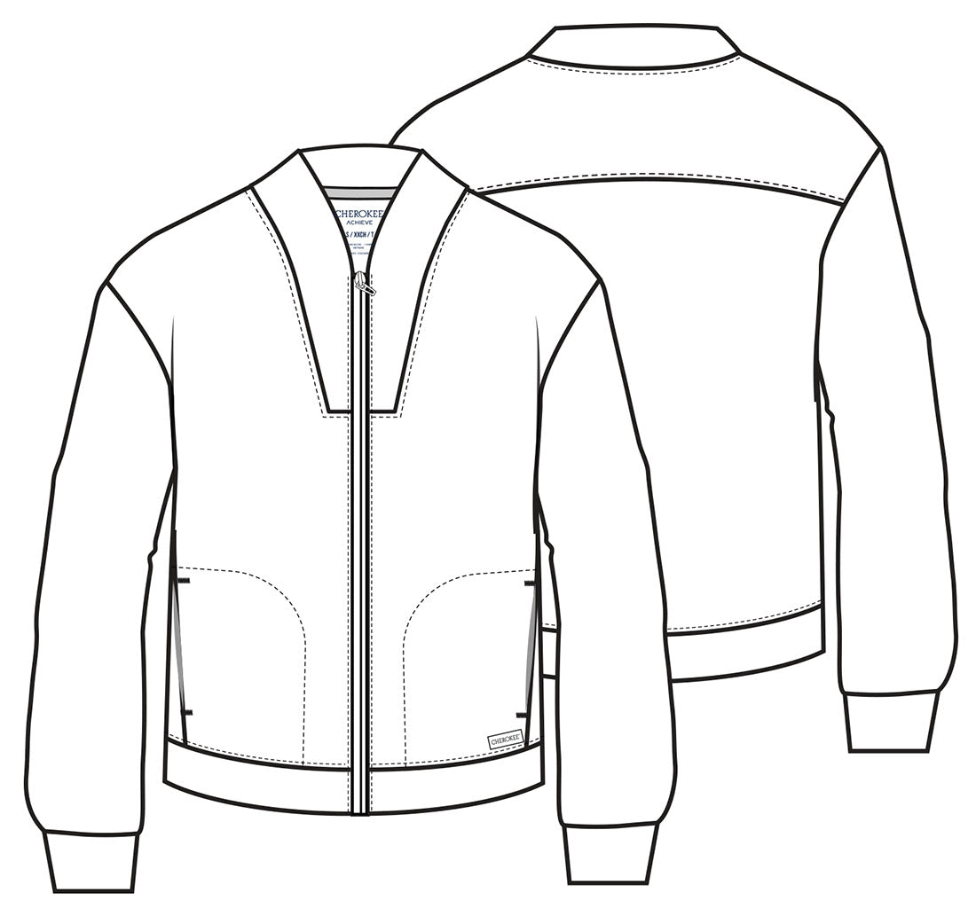 CK353 Cherokee Achieve Super Stretch Zip-Up Warm-Up Jacket (XXS - 5XL)