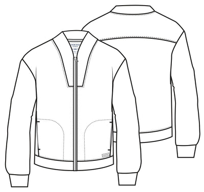 CK353 Cherokee Achieve Super Stretch Zip-Up Warm-Up Jacket (XXS - 5XL)