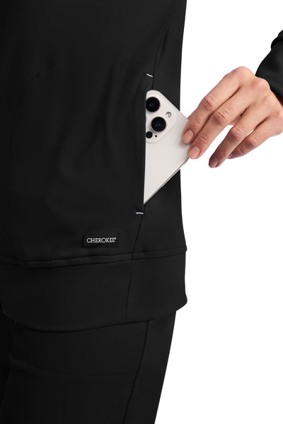 CK353 Cherokee Achieve Super Stretch Zip-Up Warm-Up Jacket (XXS - 5XL)