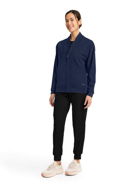 CK353 Cherokee Achieve Super Stretch Zip-Up Warm-Up Jacket (XXS - 5XL)
