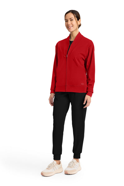 CK353 Cherokee Achieve Super Stretch Zip-Up Warm-Up Jacket (XXS - 5XL)