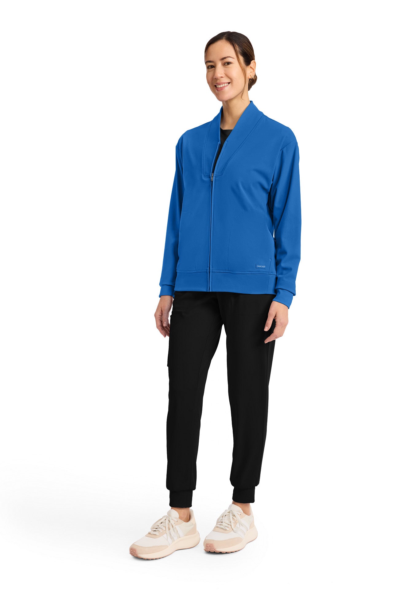 CK353 Cherokee Achieve Super Stretch Zip-Up Warm-Up Jacket (XXS - 5XL)