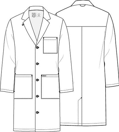 CK412 Cherokee Project Lab 38" Men's Lab Coat   (XXS - 5XL)