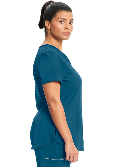 CK687A Cherokee Infinity Antimicrobial Tuckable V-Neck Top (XXS - 5XL)