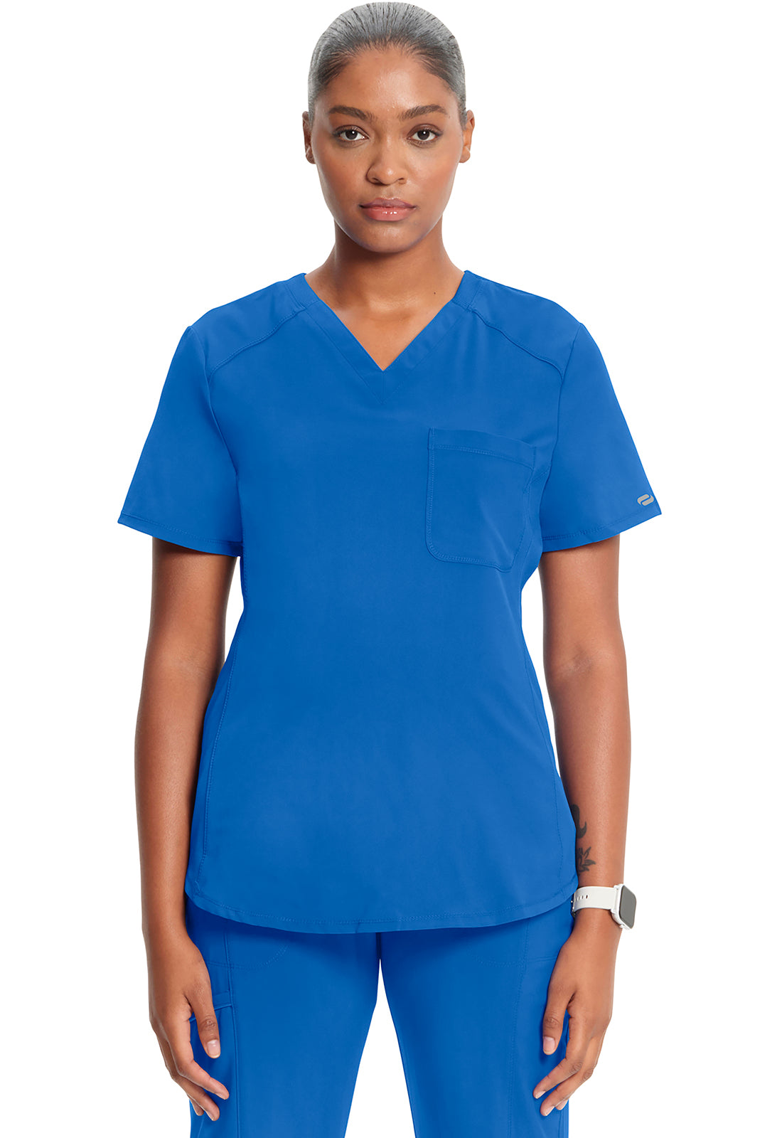 CK687A Cherokee Infinity Antimicrobial Tuckable V-Neck Top (XXS - 5XL)