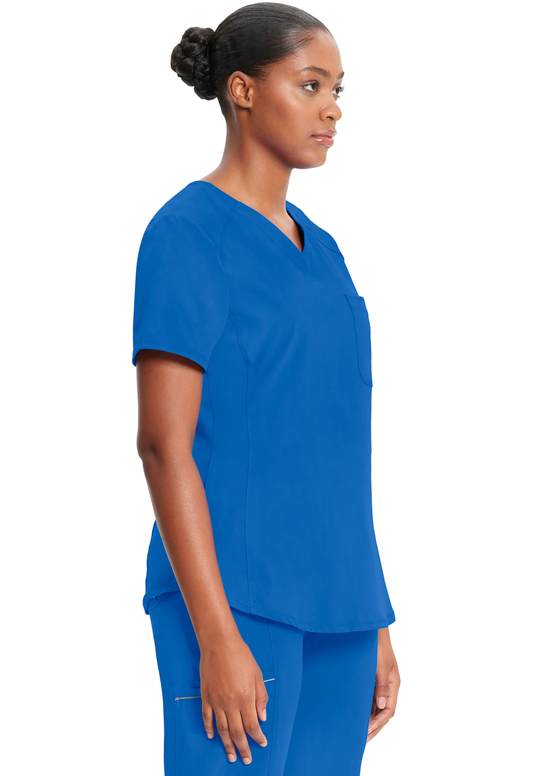 CK687A Cherokee Infinity Antimicrobial Tuckable V-Neck Top (XXS - 5XL)