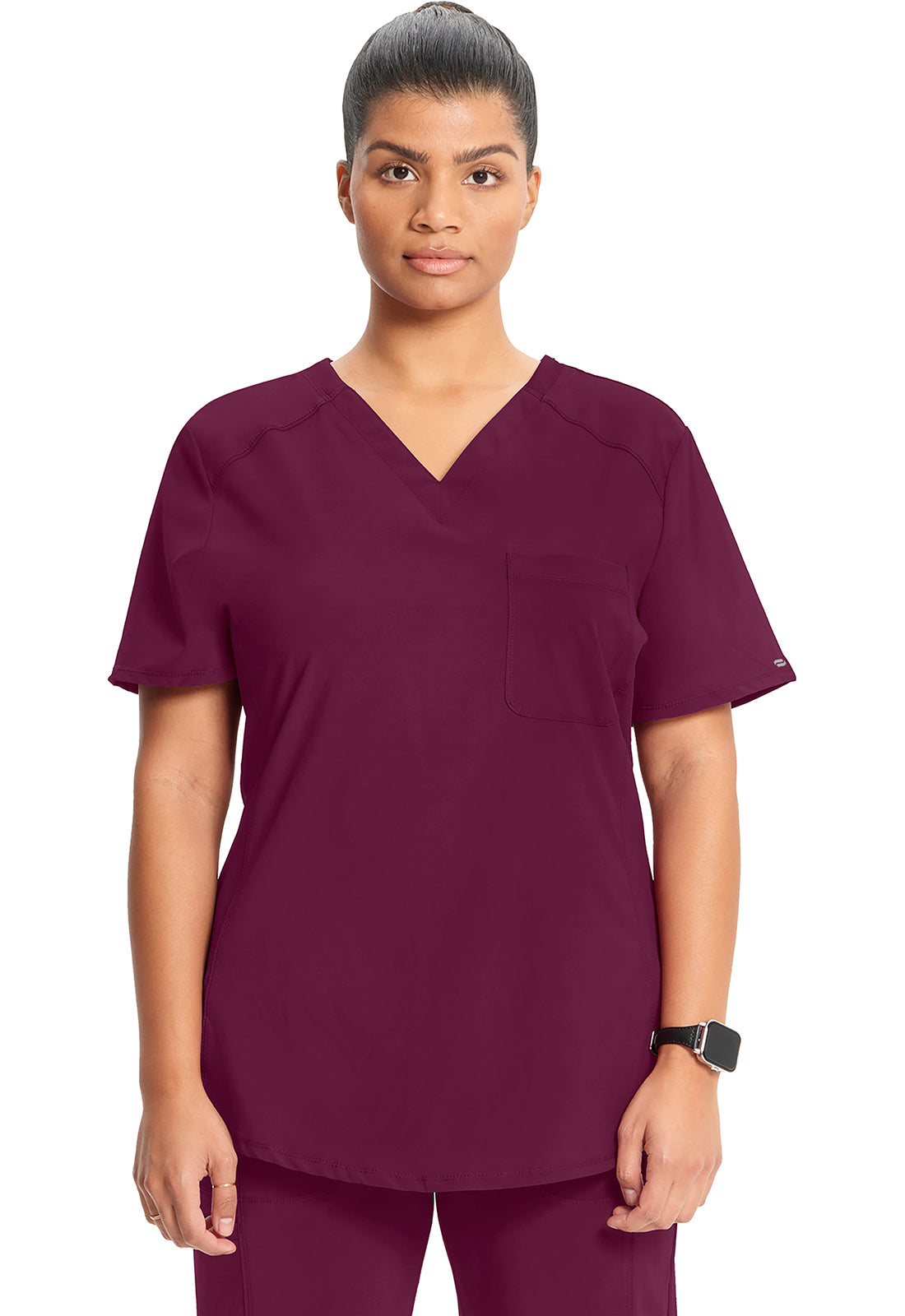 CK687A Cherokee Infinity Antimicrobial Tuckable V-Neck Top (XXS - 5XL)