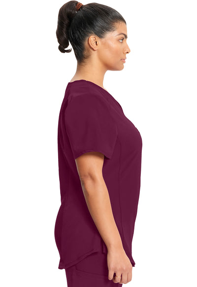 CK687A Cherokee Infinity Antimicrobial Tuckable V-Neck Top (XXS - 5XL)