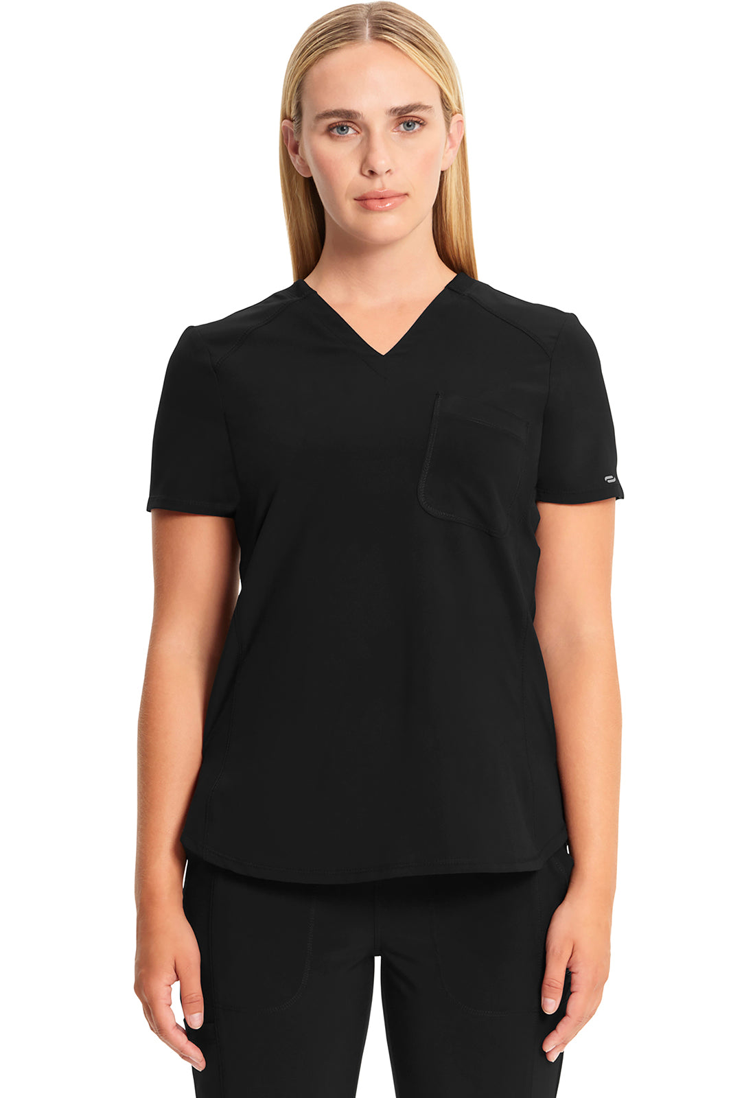 CK687A Cherokee Infinity Antimicrobial Tuckable V-Neck Top (XXS - 5XL)