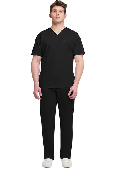 CK729 Cherokee Achieve Super Stretch Men 3-Pocket V-Neck Top (XS - 5XL)