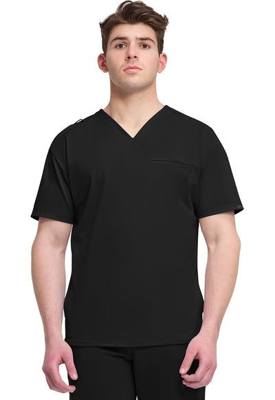 CK729 Cherokee Achieve Super Stretch Men 3-Pocket V-Neck Top (XS - 5XL)