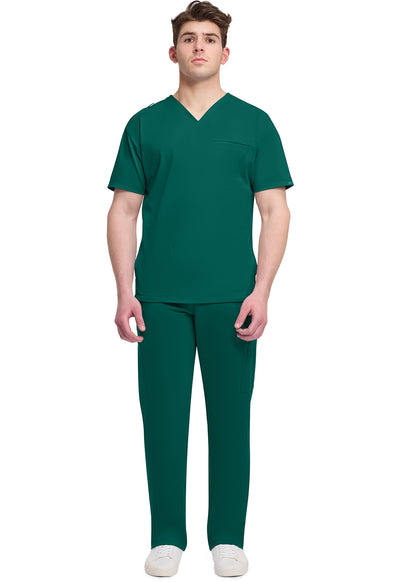 CK729 Cherokee Achieve Super Stretch Men 3-Pocket V-Neck Top (XS - 5XL)