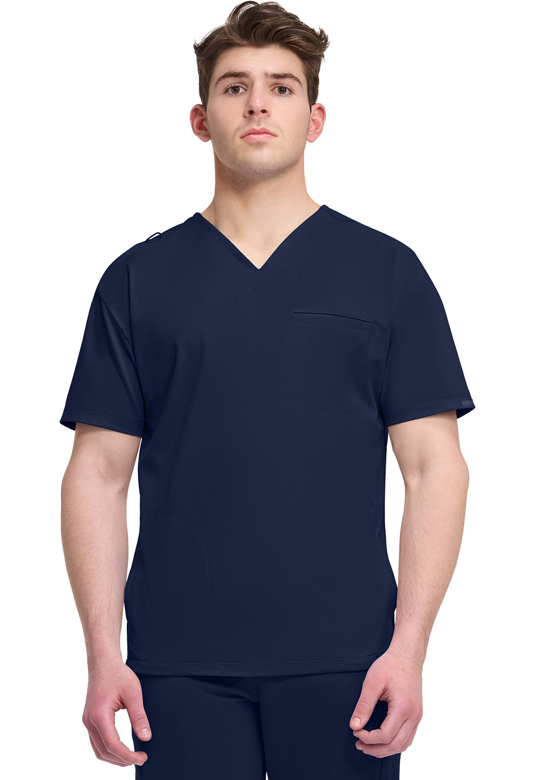 CK729 Cherokee Achieve Super Stretch Men 3-Pocket V-Neck Top (XS - 5XL)